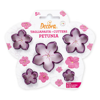 Decora Petunia Cuters  Set/5