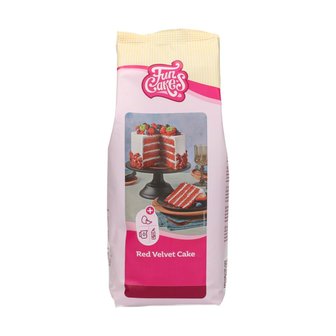 FunCakes Mix voor Red Velvet Cake 1kg