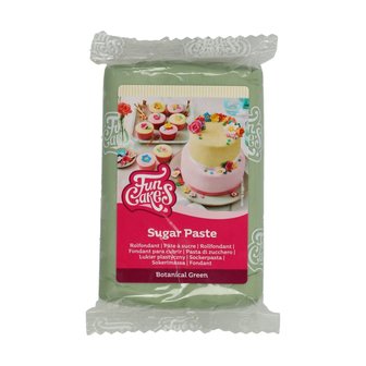 FunCakes P&acirc;te &agrave; Sucre Botanical Green 250g