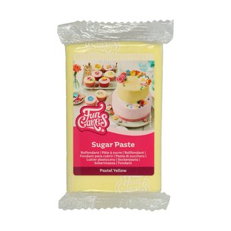 FunCakes P&acirc;te &agrave; Sucre Pastel Yellow 250 g