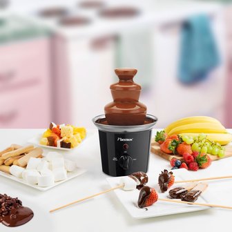 Bestron Chocolate Fountain 60W Black