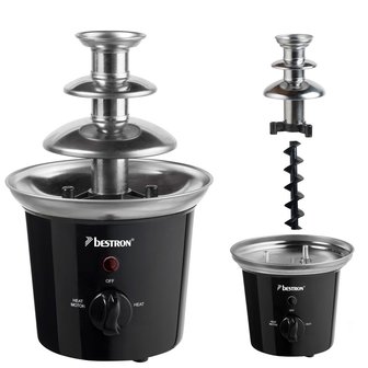 Bestron Chocolate Fountain 60W Black