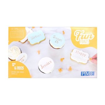 PME Fun Fonts - Cookies &amp; Cupcakes - Collection 2