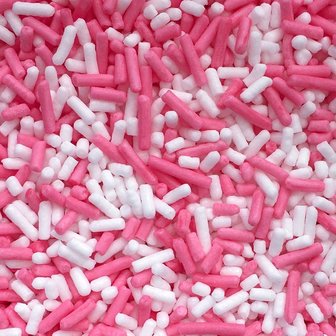 BAKD Hoera een Meisje Bakvaste Sugar Strands 70g