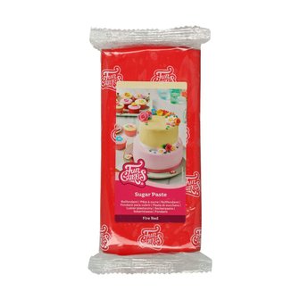 FunCakes P&acirc;te &agrave; Sucre Fire Red 1 kg