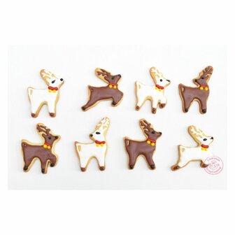Scrapcooking Cookie Cutter Deers Set/4