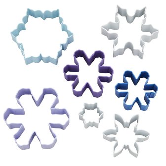 Wilton Cookie Cutter Assorted Snowflakes Set/7