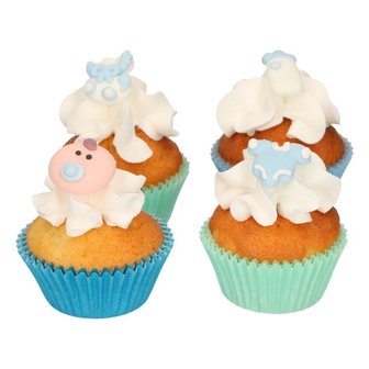 FunCakes Suikerdecoratie Baby Blauw Set/12