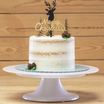 Dekora Cake Topper Merry Christmas 16,5x10cm