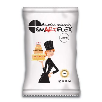 SmArtFlex Fondant Black Velvet Vanille 250g 