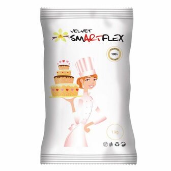 SmArtFlex Fondant White Velvet Vanille 1kg