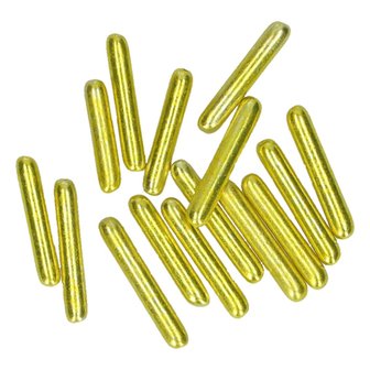 FunCakes Metallic Sugar Rods XL Yellow Gold 70g 