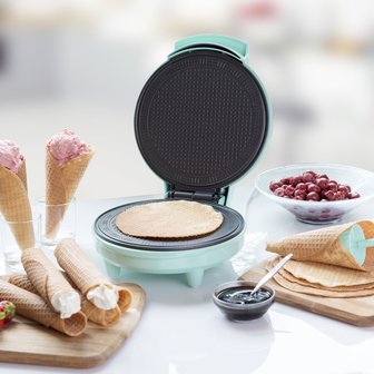 Bestron Wafelcone Stroopwafel Maker Mint