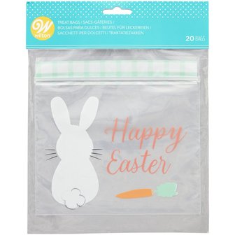 Wilton Resealable Treat Bags Bunny pk/20