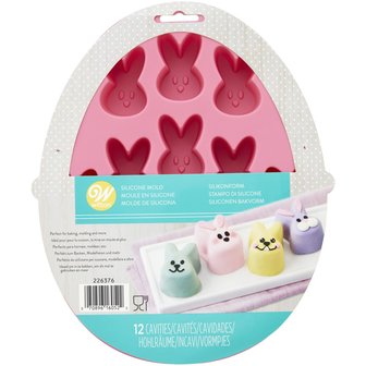  Wilton Siliconen Petite Traktatie Mold Easter Bunny