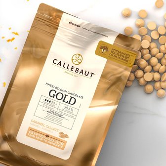 Callebaut Chocolade Callets Gold 400g