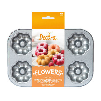 Decora Flower Doughnut Pan &oslash; 7,5 cm (6 cavities)