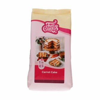 FunCakes Mix pour G&acirc;teau aux carottes 500g