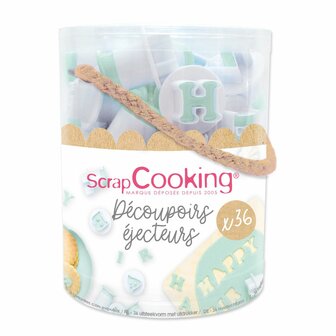 ScrapCooking Letters &amp; Numbers Plunger Cutter Set/36