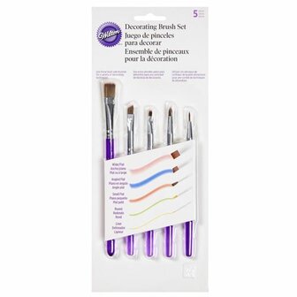 Wilton Decorating Brush Set/ 5