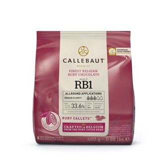 Callebaut Chocolade Callets Ruby 400g