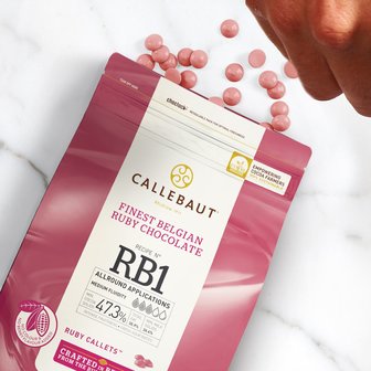 Callebaut Chocolade Callets Ruby 400g