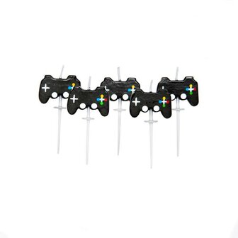 AH Gaming Party Pick Candles 5st