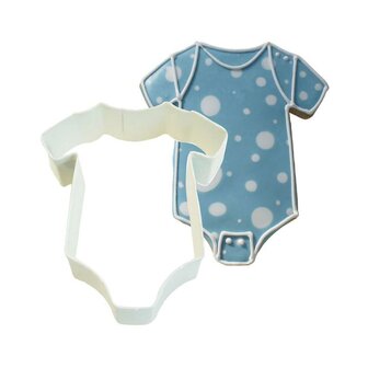 AH Baby&#039;s Onesie Cookie Cutter White 10,2cm