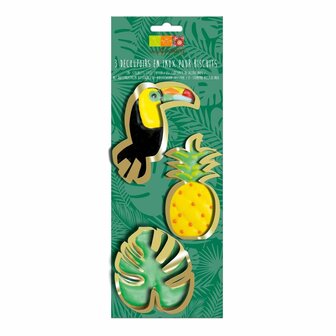 Scrapcooking Cookie Cutter Tropical Set/3