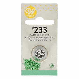 Wilton Decorating Tip #233 Multi-open Carded