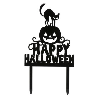 Dekora Cake Topper Happy Halloween 18x10cm