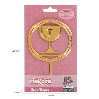 Dekora Cake Topper Communion 16,5X9,9CM