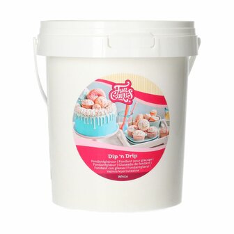 FunCakes Dip&#039;n Drip Blanc 1 kg