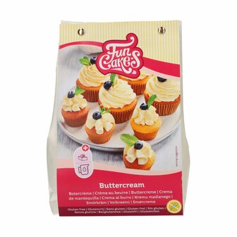 FunCakes Mix voor Botercr&egrave;me, Glutenvrij 500 g