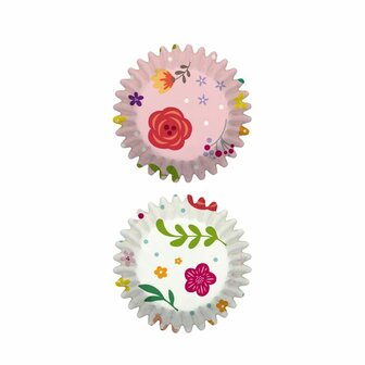 Birkmann Mini Baking Cups Flowers 100st