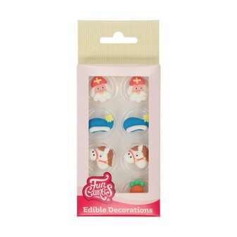 FunCakes Sugar Decorations Sinterklaas Set/8