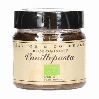 Taylor &amp; Colledge Vanille Pasta Biologisch 65 g
