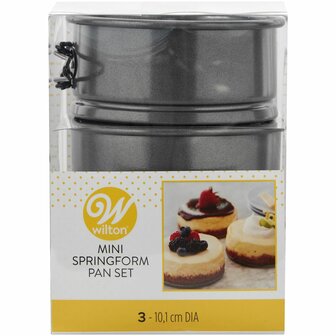 Wilton Mini Springform &Oslash; 10 cm set/3