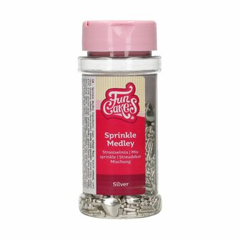 FunCakes Sprinkle Medley Silver 65 g