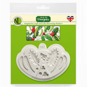 Katy Sue Mould Holly &amp; Mistletoe by Nicholas Lodge