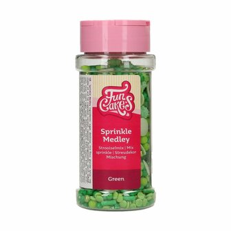 FunCakes Sprinkle Medley Green 65g