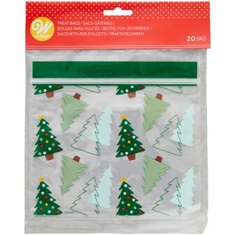 Wilton Sachets &agrave; Confiserie Merry &amp; Bright pcs/6