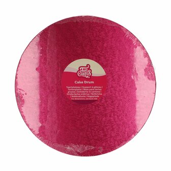 FunCakes Cake Drum Rond &Oslash; 30,5 cm Cerise