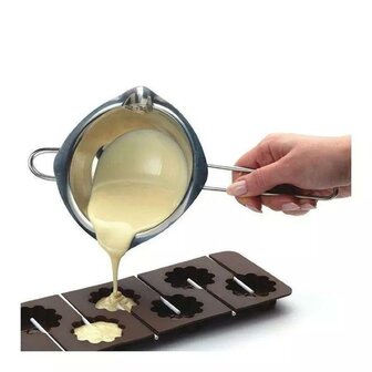 Patisse Chocolade Smeltpan RVS &Oslash;11cm