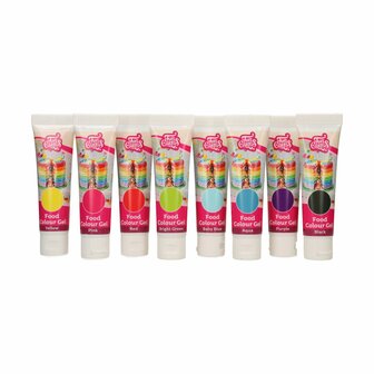 FunCakes Gels Colorants Alimentaires Set/8