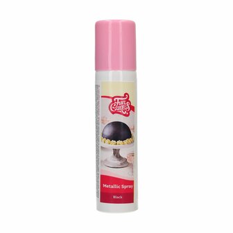 FunCakes Metallic Spray Black 100 ml