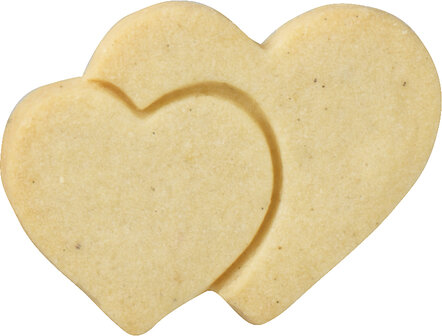 Birkmann Double Heart cookie cutter 6,5cm on Giftcard