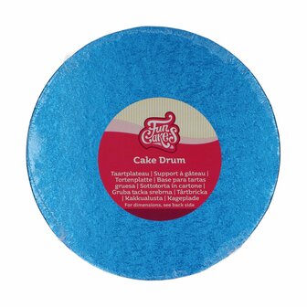 FunCakes Cake Drum Rond &Oslash; 20cm Blauw