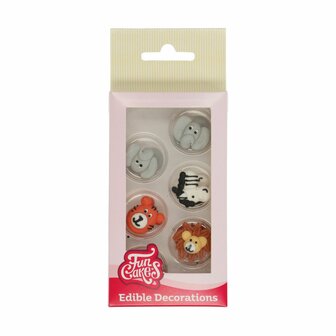  FunCakes Suikerdecoratie Safari Dieren Set/8