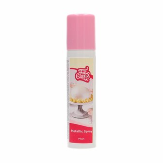 Funcakes Funcolours Metallic Spray Pearl White 100ml